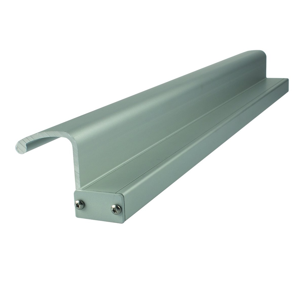 Renfort poignée 3000 mm pour les bandeaux électromagnétiques, en aluminium anodisé naturel
