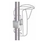 Rotule OUTSPIDER pour installation poteau, diamètre max 40mm