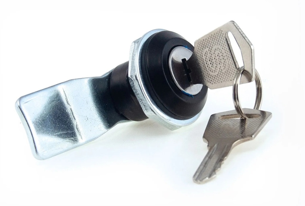 Serrure à clé en acier avec 2 clés (profil unique) pour coffrets PSW et coffrets PSWB