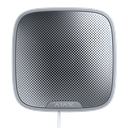 Sirène extérieure blanche Protocole Fibra Certifié grade 3 Bidirectionnel Borne de connexion pour 4 fils Alimentation 24 V DC 85~113 dB à 1 m de distance Durée maximale du son 3 minutes Alarme et voyant d'avertissement d'armement/désarmement 