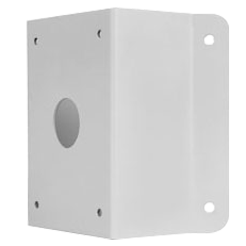 Support angle - Pour caméras UNIVIEW - Adapté pour une utilisation extérieure - Couleur blanche - Passage de cable