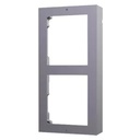 Support de surface pour portiers vidéo Deux modules Compatible avec le portier vidéo modulaire Safire Mesures: 219mm (H) x 107mm (La) x 32.7mm (Pr) Fabriqué en aluminium 