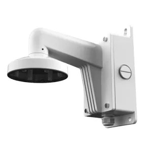 Support mural - Boite de connexions - Adapté pour une utilisation extérieure - Couleur blanche - Compatible avec Hiwatch Hikvision - Passage de câble