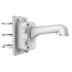 Support mural - Boite de connexions - Adapté pour une utilisation extérieure sur poteau - Couleur blanche - Passage de câble 314 mm (H) x 194,9 (L) mm x 456,5 (Pr) mm