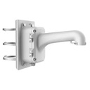 Support mural - Boite de connexions - Adapté pour une utilisation extérieure sur poteau - Couleur blanche - Passage de câble 314 mm (H) x 194,9 (L) mm x 456,5 (Pr) mm
