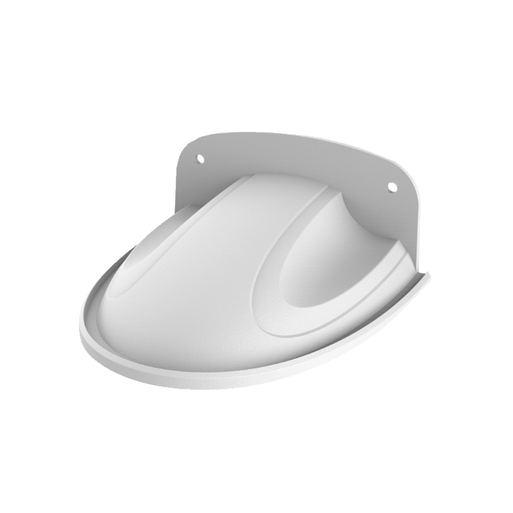 Support mural - Pour caméras dome - Adapté pour une utilisation extérieure - Couleur blanche