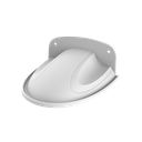 Support mural - Pour caméras dome - Adapté pour une utilisation extérieure - Couleur blanche