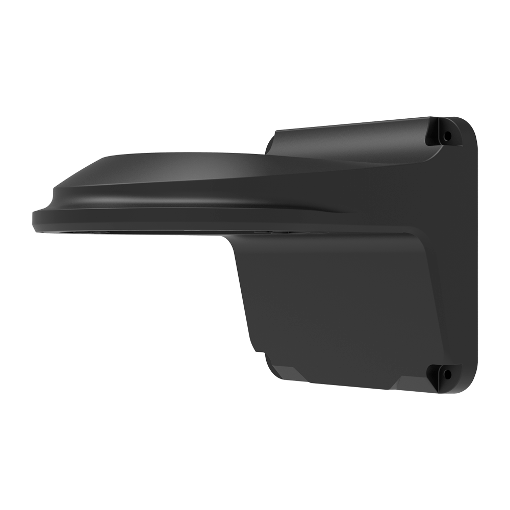 Support mural Noir - Pour caméras dome - Adapté pour une utilisation extérieure - Couleur blanche - Passage de cable