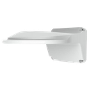 Support mural Pour caméras dôme Adapté pour une utilisation extérieure Couleur blanche Passage de câble