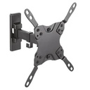 Support mural pour moniteur LCD Inclinaison -12º ~ 5º Rotation -90º ~ 90º Separation du mur 60~190 mm Charge maximale 20 Kg Ecrans 13"~42"