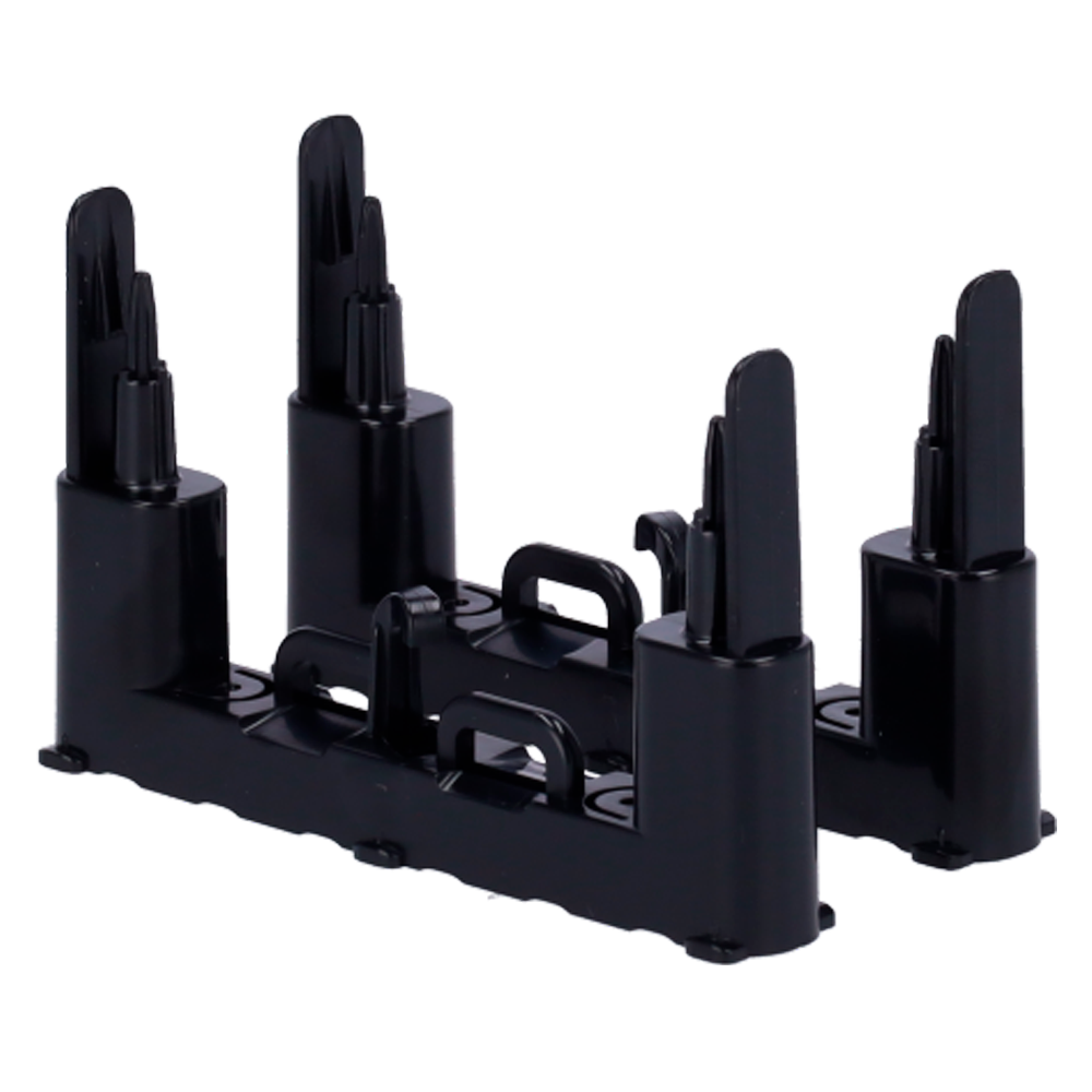 Support noir pour modules Fibra Pour le boîtier FIBRA-CASE-D430-W Compatible avec les dispositifs Fibra: LineProtect, LineSplit et MultiRelay 
