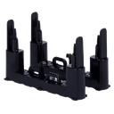 Support noir pour modules Fibra Pour le boîtier FIBRA-CASE-D430-W Compatible avec les dispositifs Fibra: LineProtect, LineSplit et MultiRelay 