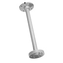 Support plafond - Hauteur 565 mm - Adapté pour une utilisation extérieure - Couleur blanche - Fabriqué en aluminium - Passage de câble