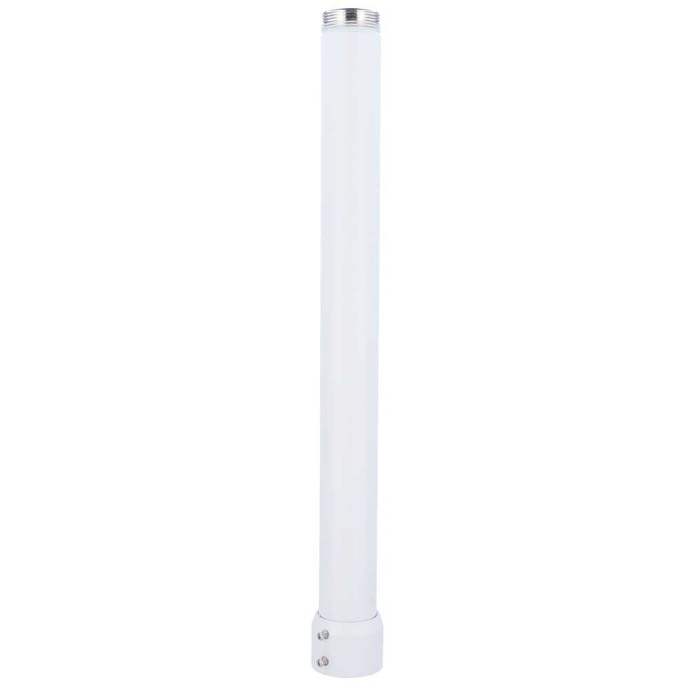 Support plafond - Pour caméras dôme - Hauteur 500 mm - Convient pour une utilisation en extérieur et en intérieur - Couleur blanche - Fabriqué en aluminium
