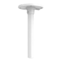 Support plafond - Pour domes motorisées - Adapté pour une utilisation extérieure - Couleur blanche - Passage de cable