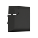 Support pour détecteur de mouvement AJ-MOTIONCAM-B Installation facile Plastique ABS Couleur noir