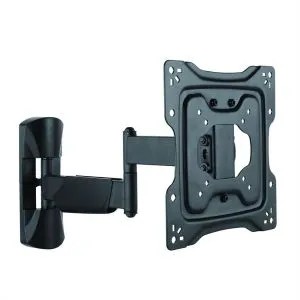 Support pour moniteu LCD pivotant permet de positionner de façon optimale votre écran A fixer au mur Prévu pour écrans avec fixation VESA 75 (75x75mm) et VESA 100 (100x100mm) VESA 200 (200x200mm) et VESA 200x100 Les câbles sont fixés par des clips compris