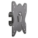 Support pour moniteur LCD - Installation mural - Inclination 12º Rotation 25º - Separation du mur 105 mm - Charge maximale 42 Kg - Ecrans 23~42