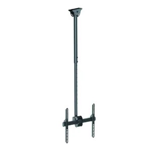 Support pour moniteur LCD - Montage au plafond - Inclination 0º~25º Rotation 360º - Extensible de 1060 mm et 1560 mm - Charge maximale 50 Kg - Ecrans 37~70