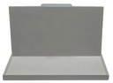 Support rail DIN pour les batteries rechargeables 12V/7Ah (adapté pour les batteries FX1207)