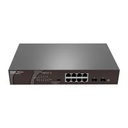 Switch PoE de bureau Reyee 8 Ports RJ45 + 2 Uplink SFP 8 Ports Gigabit + 2 Ports Gigabit 8 Ports PoE+ 802.3af/at | Puissance totale 120W Isolation des ports / contrôle du débit