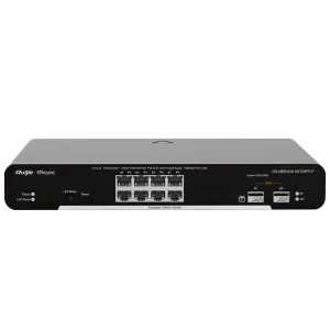 Switch Reyee Cloud Layer 2 8 ports Gigabit+ 2 SFP Gigabit 30W par port 802.3af/at / Maximum 125W Static LAG/DHCP Snoop/IGMP Snoop/Port Mirror VLAN/Port Isolation/STP/RSTP/ACL/QoS rackable