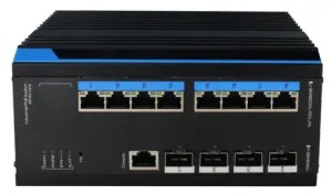 Switch industriel 240W- L3 - 8×1Gb/POE+& 4×SFP 1/10Gb