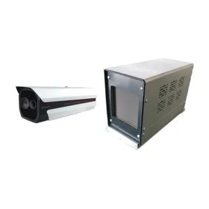 Système Précis de mesure de température à distance Mesure de température corporelle à distance Caméra thermographique: 384x288 Vox Objectif 10mm Blackbody pour un calibrage automatique et une garantie Haute précision ±0.3ºC.   Logiciel de supervis 