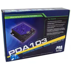 Système kit de boucle à induction de comptoir pour une assistance audio aux personnes malentendantes