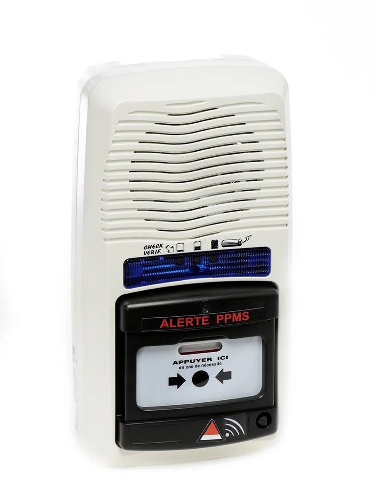 TABLEAU ALERTE PPMS A PILE RADIO AVEC REPETEUR 