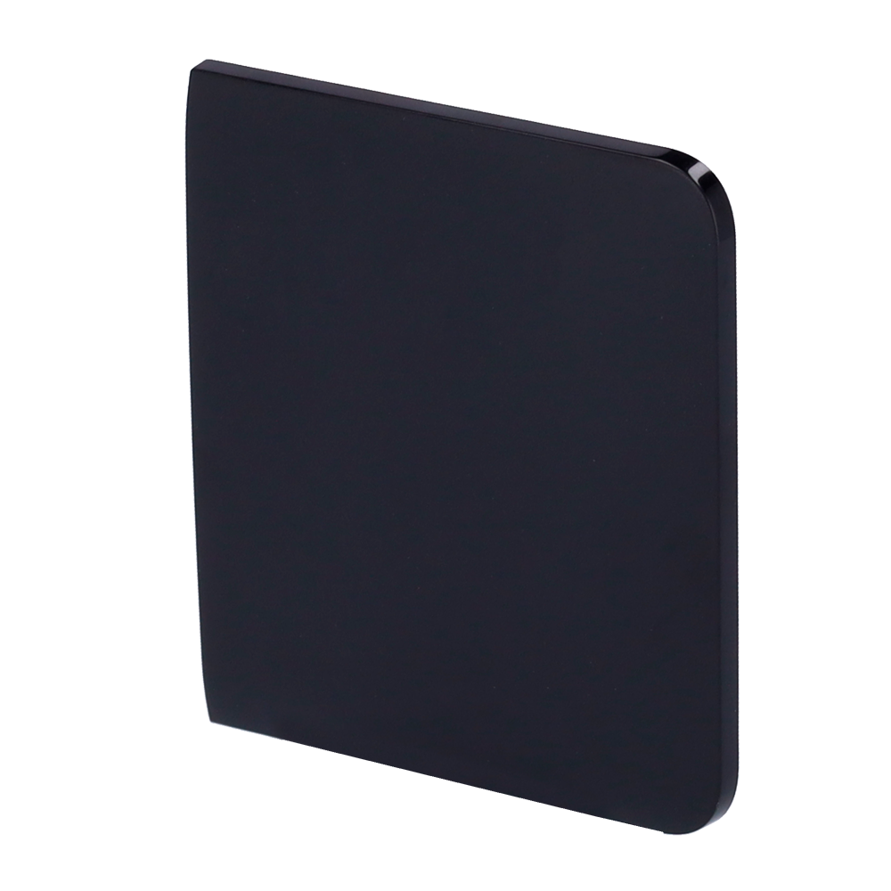 Touche tactile pour interrupteur d'éclairage AJA-LIGHTCORE-1G et AJA-LIGHTCORE-2W Rétro-éclairage LED Panneau tactile latéral sans contact Couleur noir