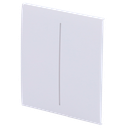 Touche tactile pour interrupteur double éclairage AJA-LIGHTCORE-2G  Rétro-éclairage LED Panneau tactile central sans contact Couleur blanc