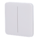 Touche tactile pour interrupteur double éclairage AJA-LIGHTCORE-2G  Rétro-éclairage LED Panneau tactile sans contact Couleur blanc