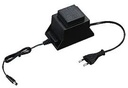 Transformateur bloc table, 230V AC / 24V AC / 24VA (2A), câble 1,5m avec fiche DC