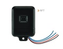 Transmetteur radio 433,92 MHz (activation par contact sec NO) pour RFR, alimentation par pile ou par alimentation externe