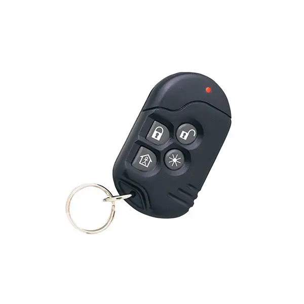 Télécommande 4 boutons type porte clé - Livré avec pile 12V