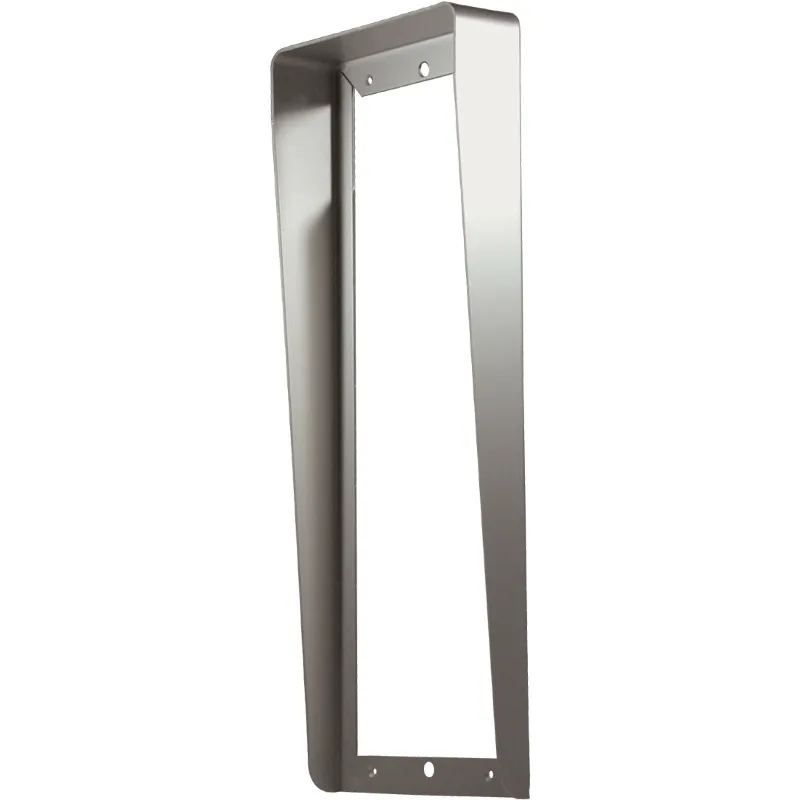 Visière NEXA aluminium pour platine 3 modules 1 colonne