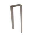 Visière aluminium pour platine U HR 1007 et U HRCL1002