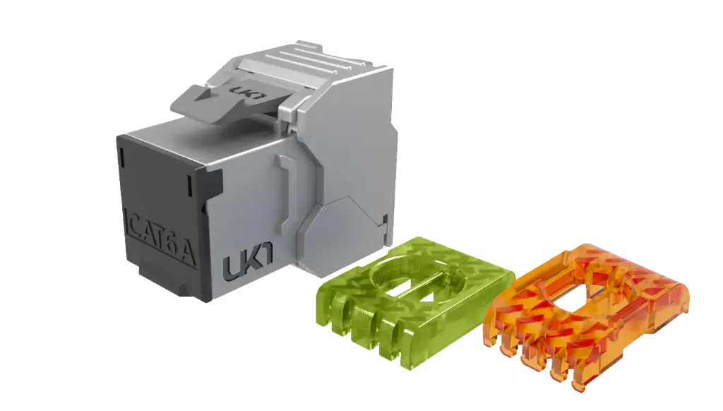 RJ45 CAT6A BLINDEE KEYSTONE Unikkern