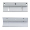 Kit capot de finition aluminium + équerres L3L4 & Z3Z4Z5 pour ventouses C3S11, V3SR, V3SR1248 & V4SR • Le capot anodisé se fixe sur l'équerre Z3Z4Z5 & offre une finition de porte esthétique & discrète • Compatible avec les portes en tirant