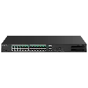 Switch Reyee PoE administrable Cloud 24 PoE 802.3af/at + 2 SFP + 2 liaison uplink RJ45 26 RJ45 10/100/1000Mbps + 2 SFP 10/100/1000 30W par port 802.3af/at / Maximum 370W VLAN/Port Isolation/Loop Detection Port Speed Limit