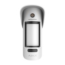 Ajax Détecteur de mouvement extérieur avec photo à la demande Double technologie: PIR et micro-ondes en bande K Gestionnaire de confidentialité / Capteur anti-masquage Jusqu'à 5 images par détection Hauteur de l'installation 2~4 m Support pivotant inclus