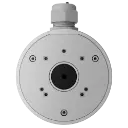 Boite de connexions Pour les caméras Bullet, Dôme et Turret de Ajax Convient pour une utilisation en extérieur Installation dans un plafond ou un mur Y compris le presse-étoupe Couleur blanche