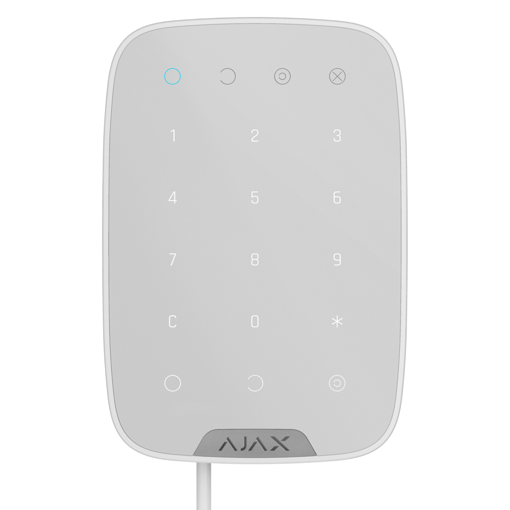 Clavier filaire Certification NFA2P et grade 3 Protocole Fibra Bidirectionnel Armé, partiellement armé, désarmé et urgence Jusqu'à 50 codes