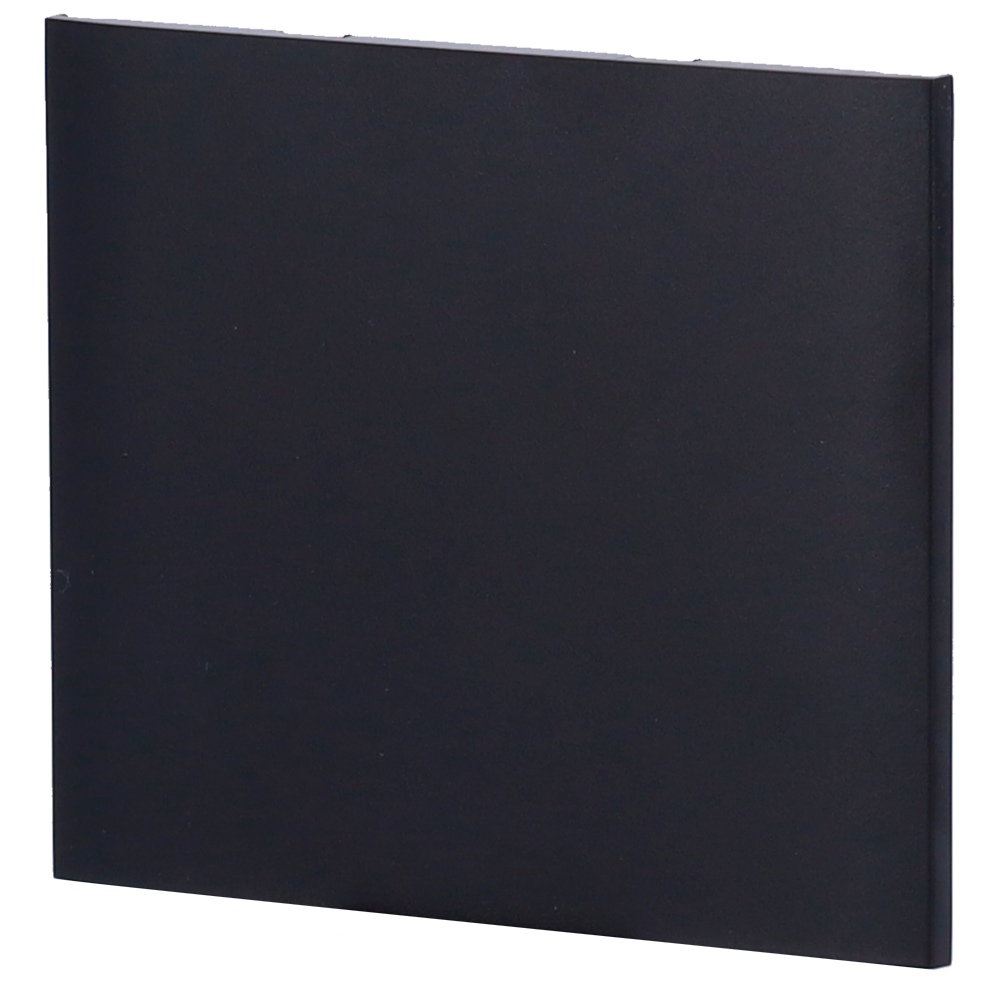 Panneau tactile pour interrupteur vertical - Compatible avec AJ-LIGHTCORE-1G-VERT / -2W-VERT - Rétro-éclairage LED - Panneau tactile central sans contact - Couleur noir - Ajax - LightSwitch Bouton central Vertical