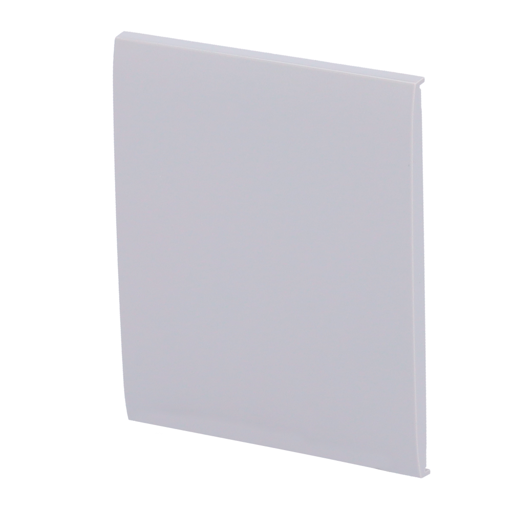 Panneau tactile pour interrupteur d'éclairage simple  - Compatible avec AJ-LIGHTCORE-1G / -2W - Rétro-éclairage LED - Panneau tactile central sans contact - Couleur brouillard - Ajax - LightSwitch CenterButton