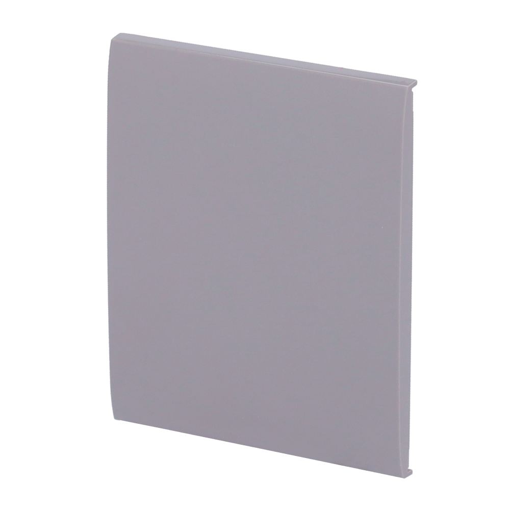 Panneau tactile pour interrupteur d'éclairage simple  - Compatible avec AJ-LIGHTCORE-1G / -2W - Rétro-éclairage LED - Panneau tactile central sans contact - Couleur Gris - Ajax - LightSwitch CenterButton