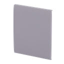 Panneau tactile pour interrupteur d'éclairage simple  - Compatible avec AJ-LIGHTCORE-1G / -2W - Rétro-éclairage LED - Panneau tactile central sans contact - Couleur Gris - Ajax - LightSwitch CenterButton