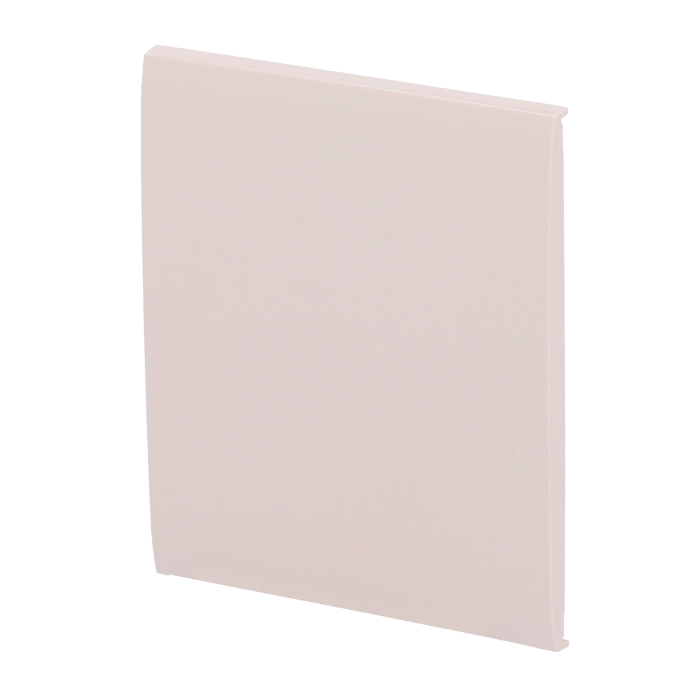 Panneau tactile pour interrupteur d'éclairage simple  - Compatible avec AJ-LIGHTCORE-1G / -2W - Rétro-éclairage LED - Panneau tactile central sans contact - Couleur ivoire - Ajax - LightSwitch CenterButton