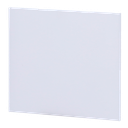 Panneau tactile pour interrupteur vertical - Compatible avec AJ-LIGHTCORE-1G-VERT / -2W-VERT - Rétro-éclairage LED - Panneau tactile central sans contact - Couleur blanche - Ajax - LightSwitch Bouton central Vertical